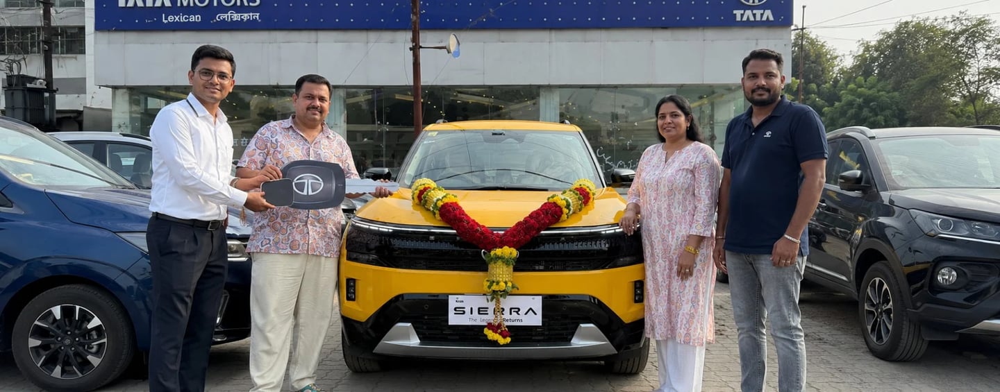 Tata Sierra Diesel price in Siliguri – Customer delivery of the all-new Tata Sierra at LexicanMotors