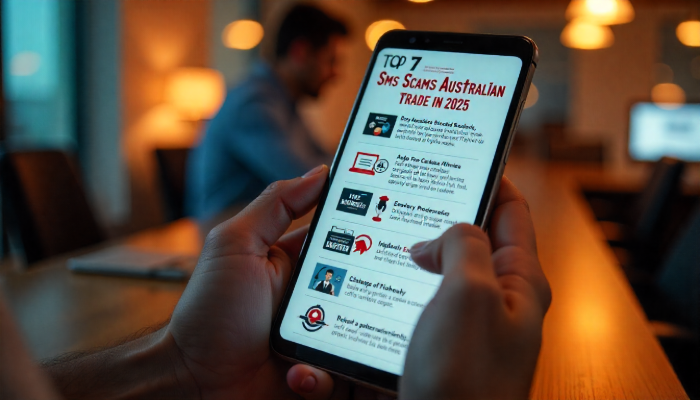 "Example of an Australian SMS scam falsely claiming a Medicare card has expired and urging the recip