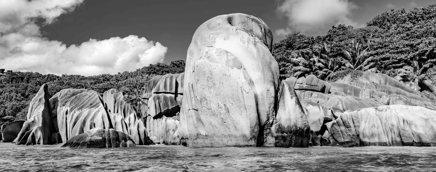 Rocks La Digue Seychelles Seychellen