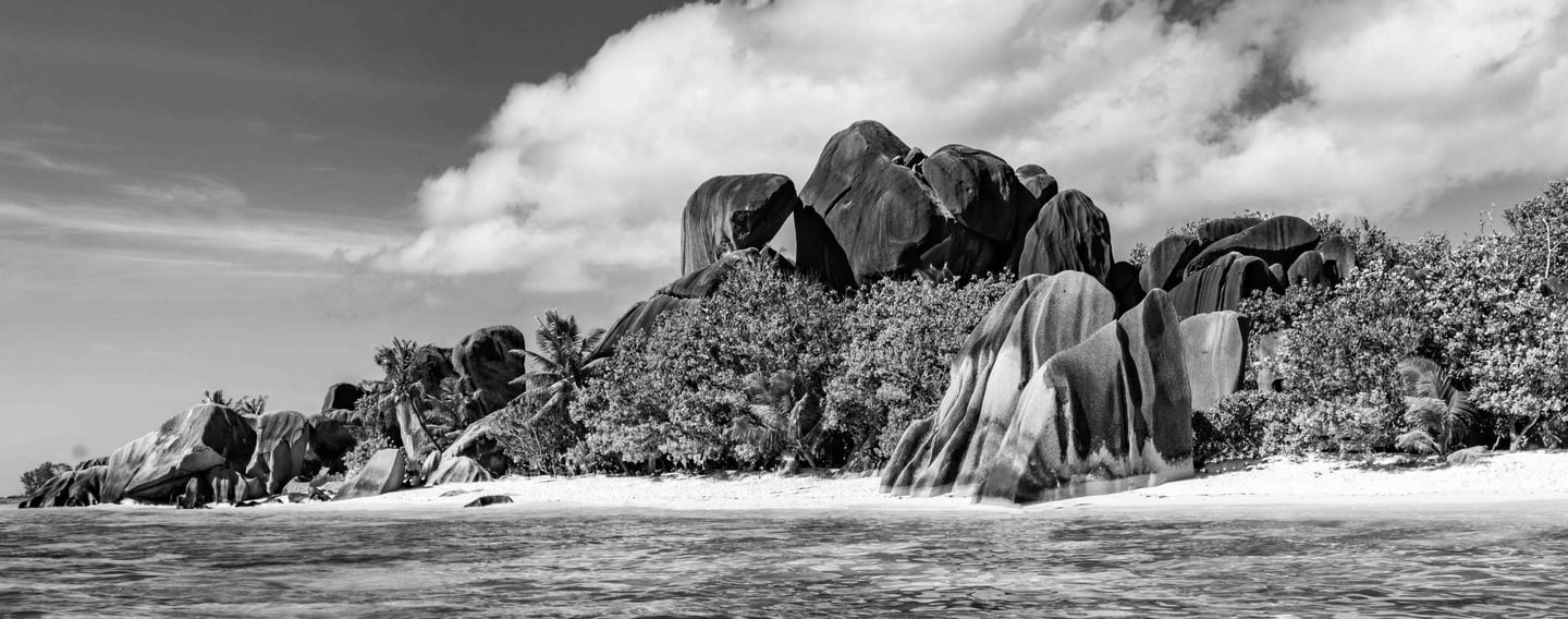 Rocks La Digue Seychelles Seychellen