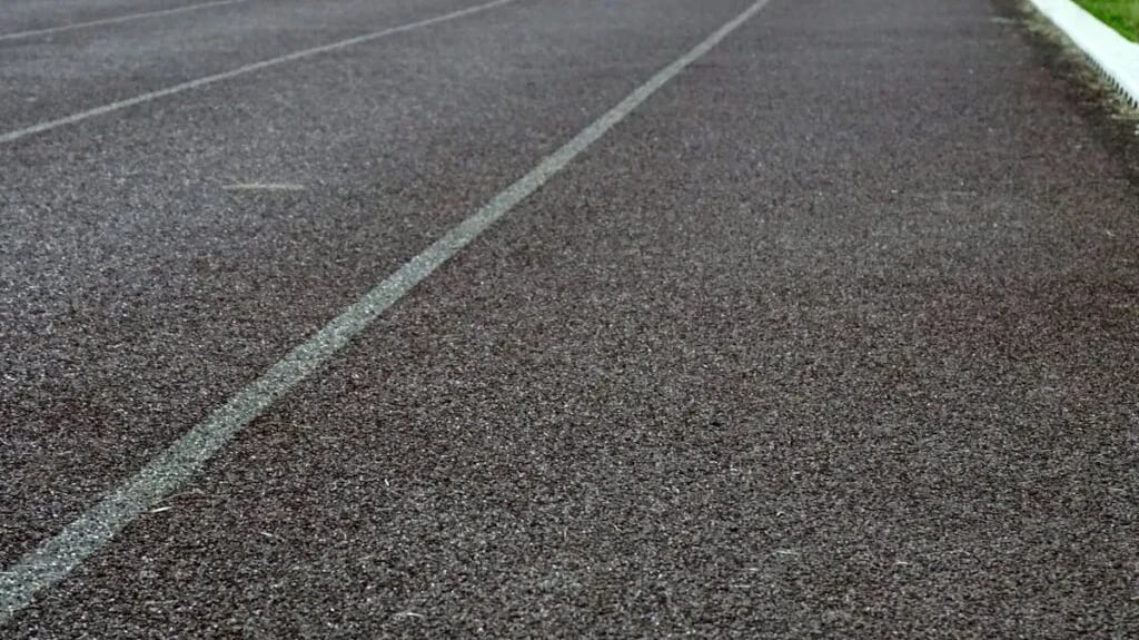 Gray concrete road