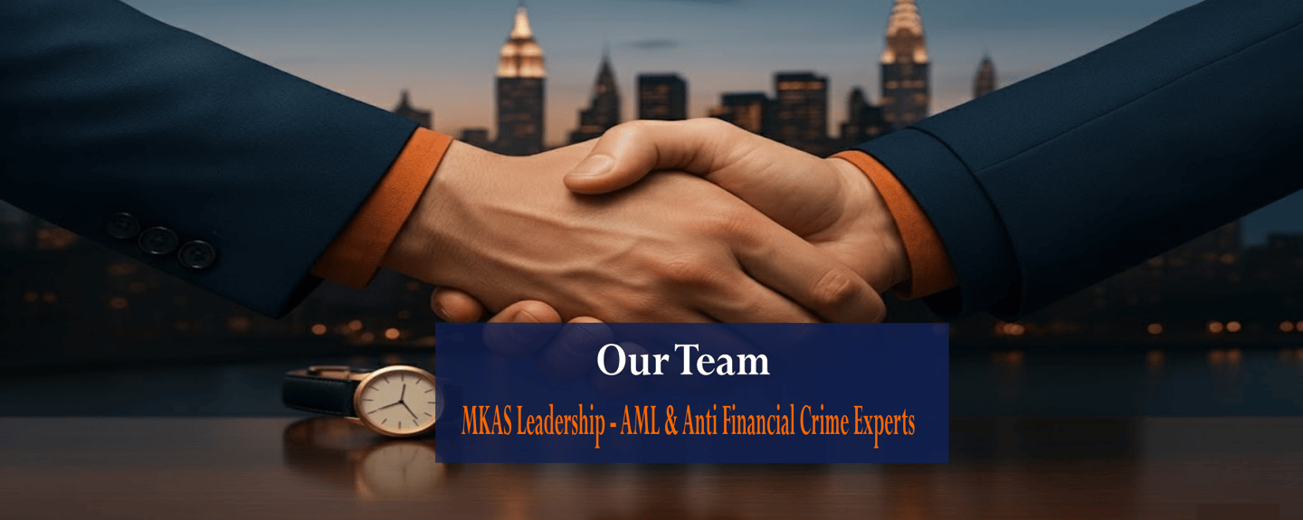 MKAS leadership team — experts in AML, compliance, governance, and financial-crime risk.