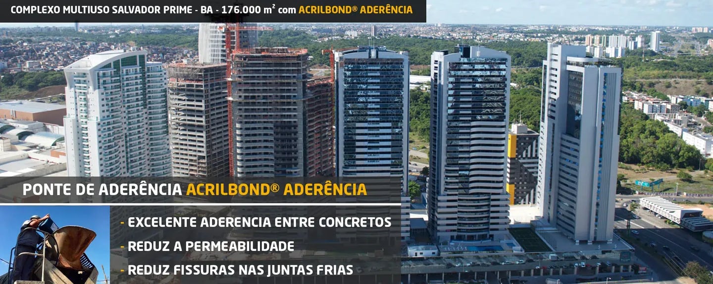 Ponte de Aderência para Concreto e Argamassa