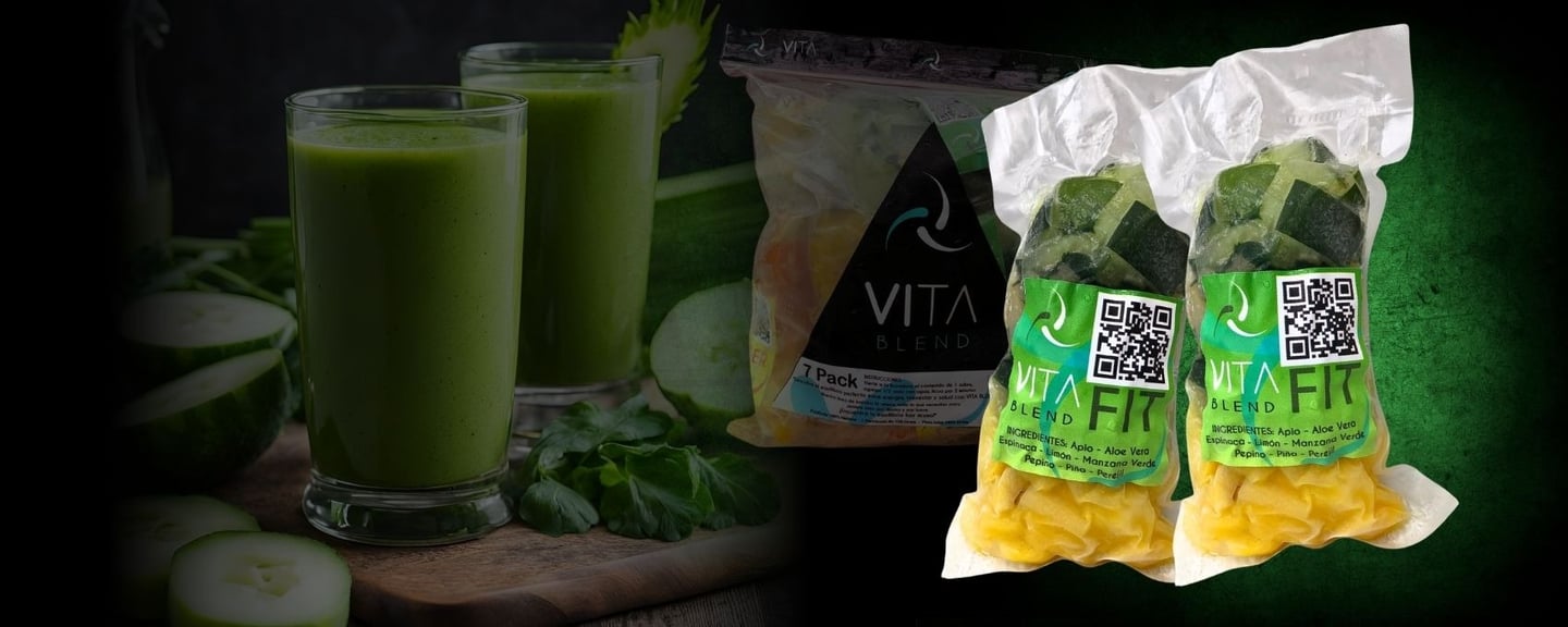 a glass of juice and a bag of juice batido verde jugo verde