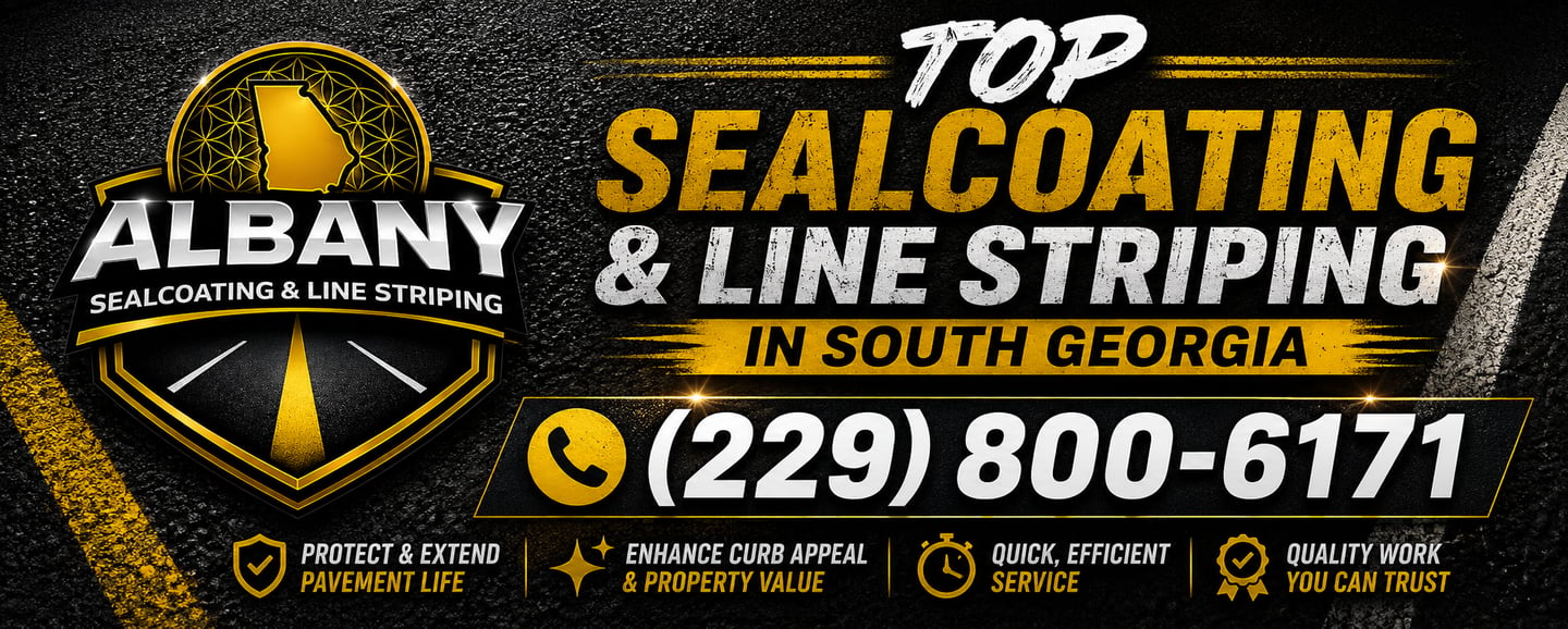 Top Asphalt Sealcoating & Line Striping in South Georgia - Albany Sealcoating & Line Striping, LLC
