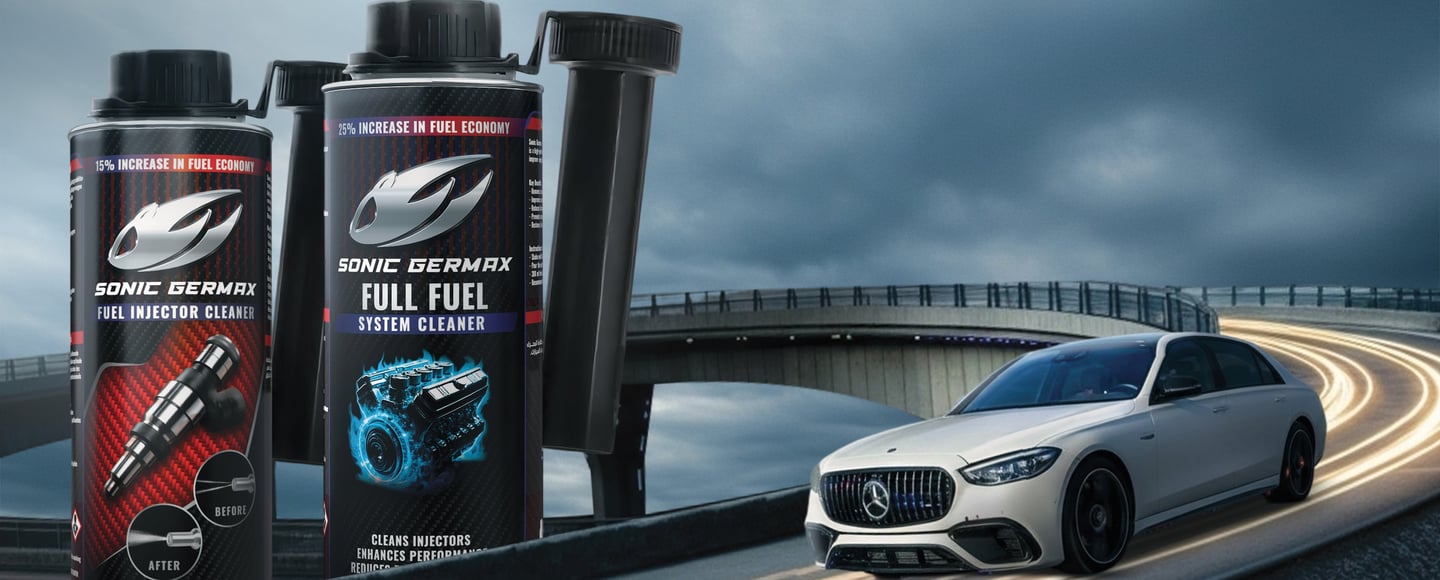 إضافات ومنظفات نظام الوقود من سونيك جيرماكس بتقنية ألمانية لتحسين أداء المحرك وتوفير استهلاك البنزين