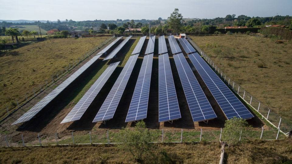 Energia solar em fazenda no Mato Grosso