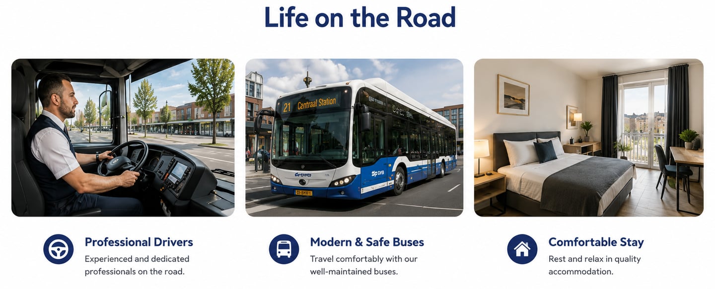 Bus Driver Jobs Netherlands – Life on the Road