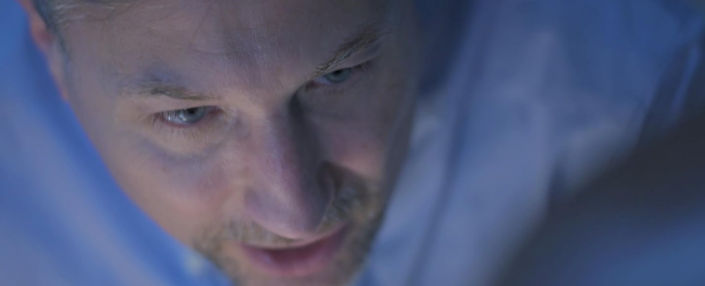 Brett Beoubay in an intense interrogation scene