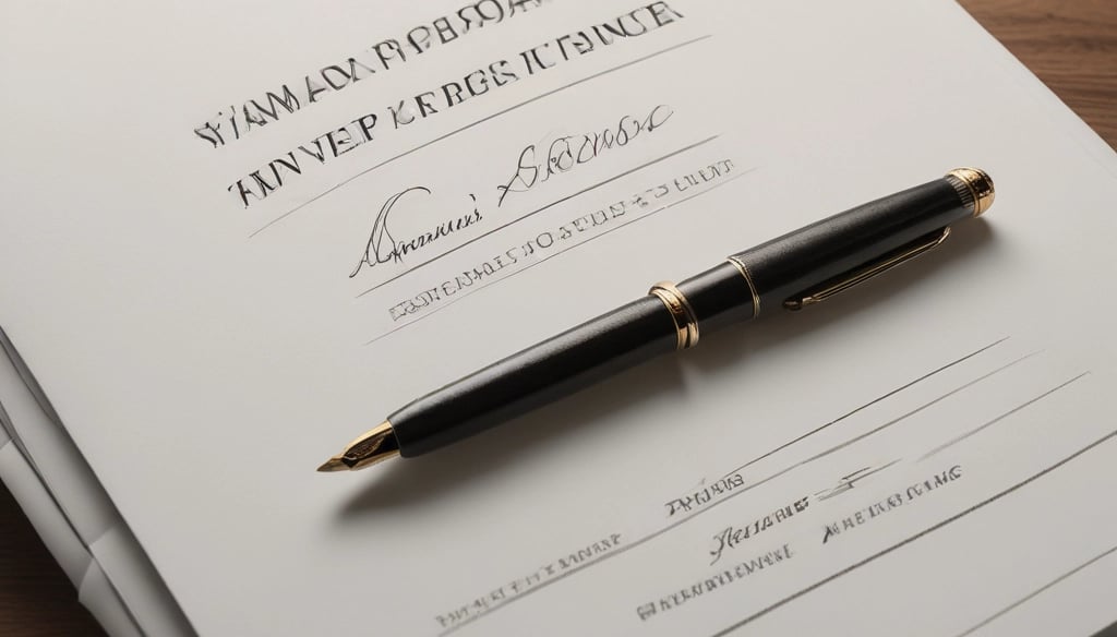 notary signature book and pen