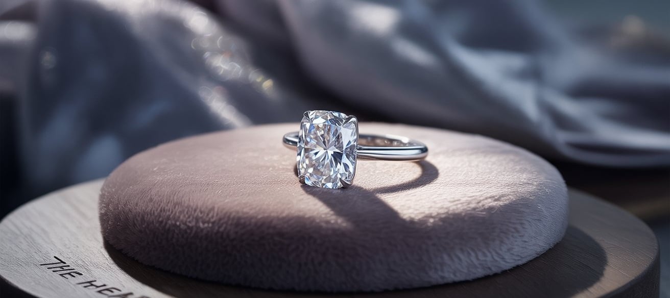 Shambh's Lab Diamond Solitaire Ring