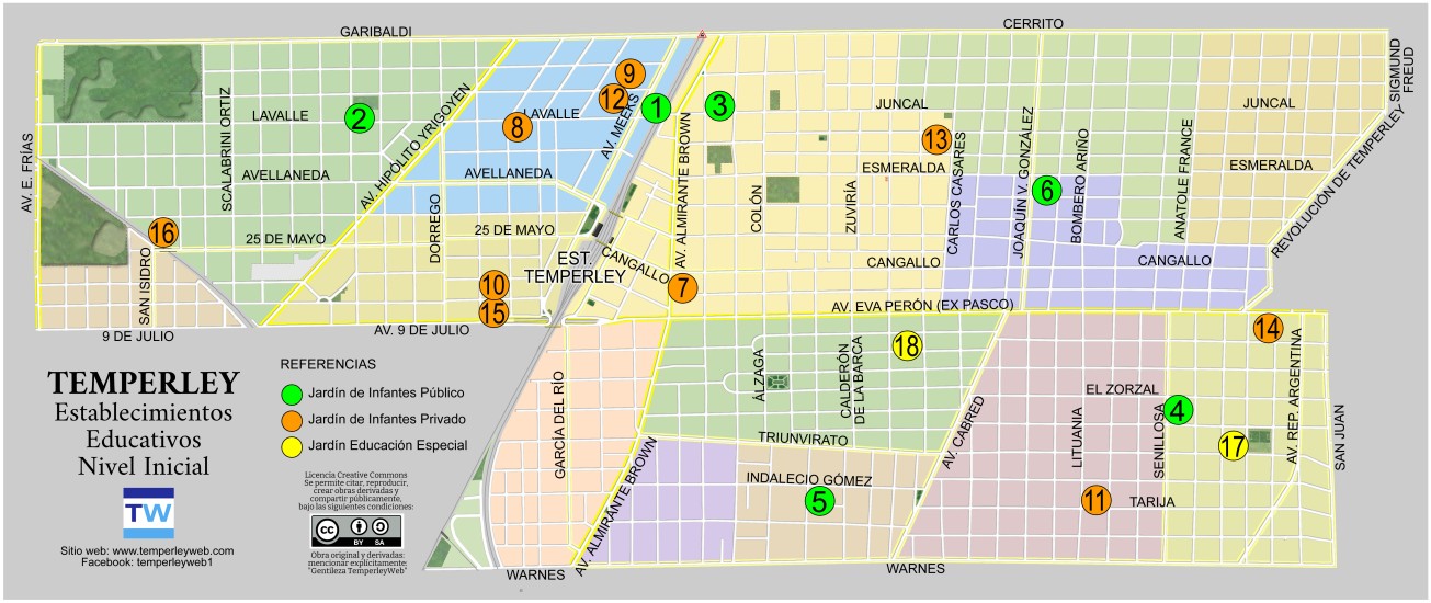 Jardines de Infantes en Temperley