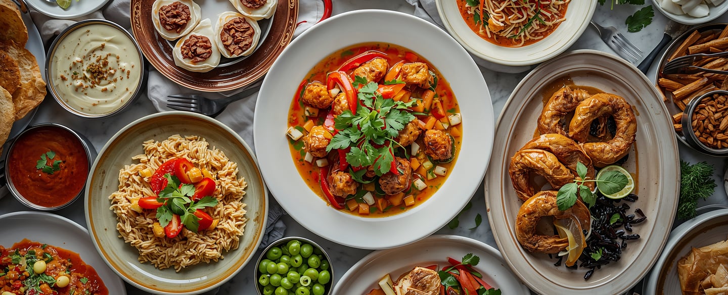 Variety of global dishes served at Tilli’s Restaurant Chicago