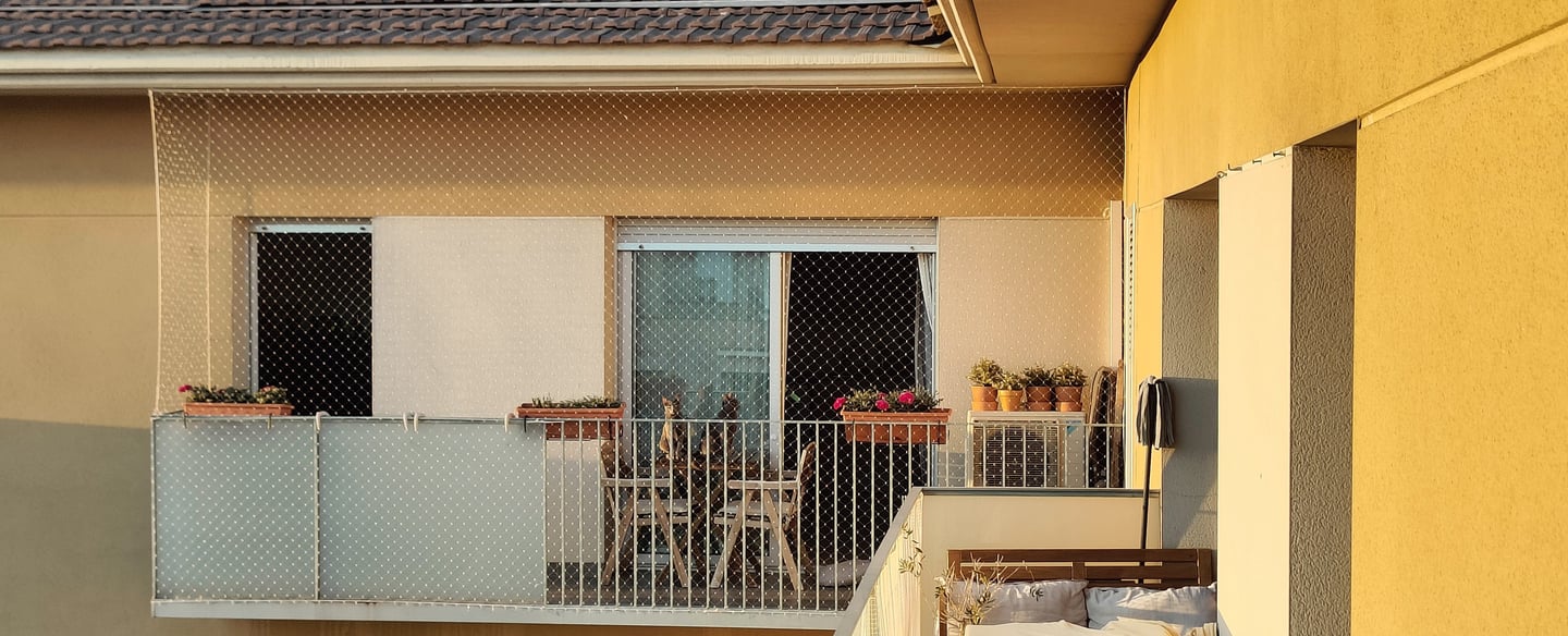 Redes para gatos en balcon y terrazas