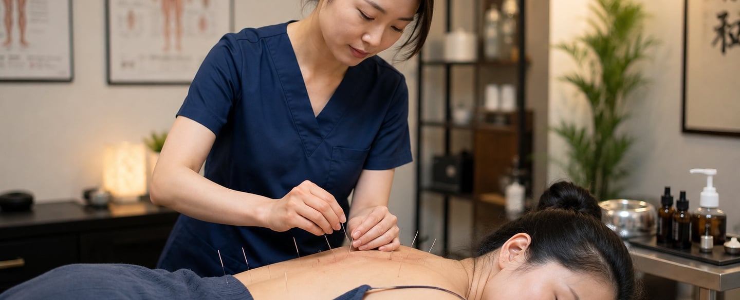 Acupuncture treatment at Kind Cure Physio and Wellness Clinic in Scarborough