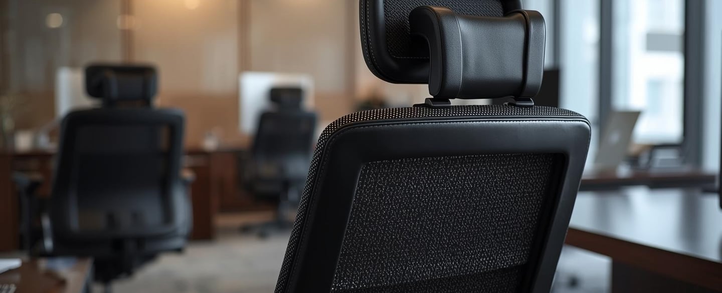 Premium Materials – Leather, fabric, or mesh finishes to match Dubai’s modern office aesthetics.