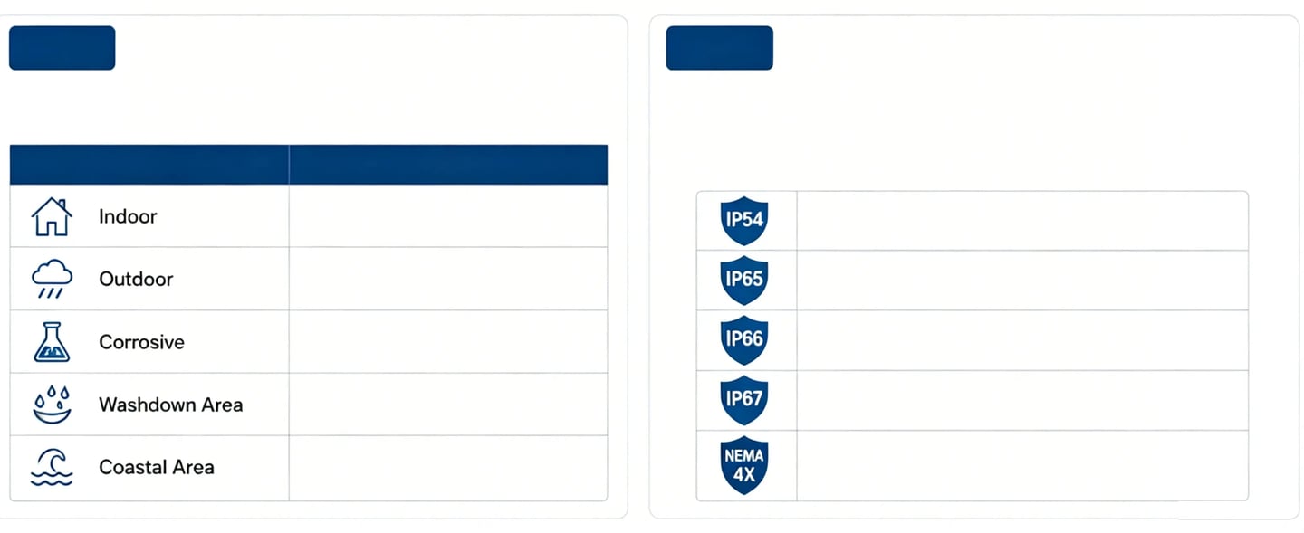 Consider the Installation Environment Determine the Required Protection Rating