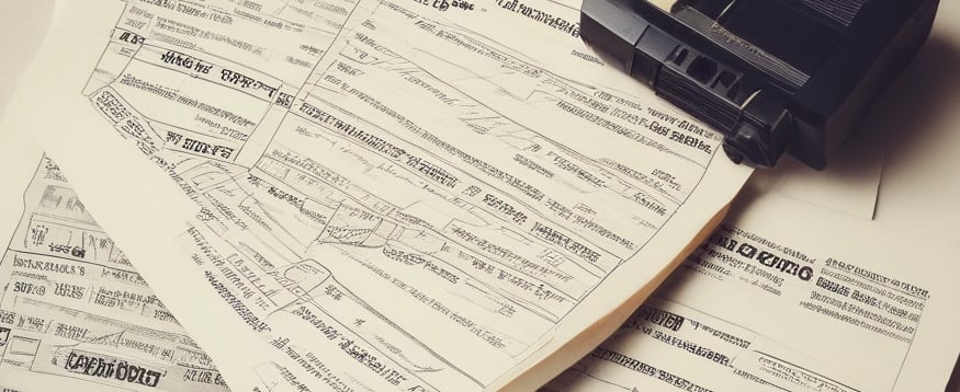 A friendly attorney consulting with a driver over traffic violation paperwork in a bright office.