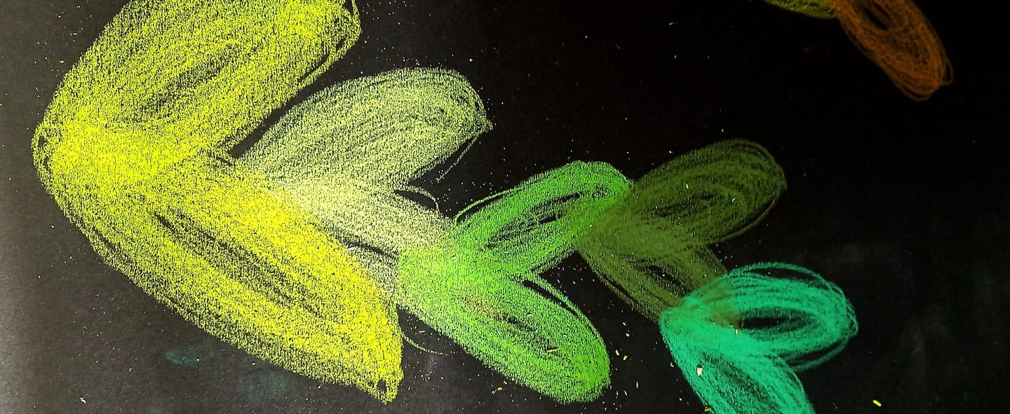  Olka Schok #FilsFreeTechnique  drawing two hearts