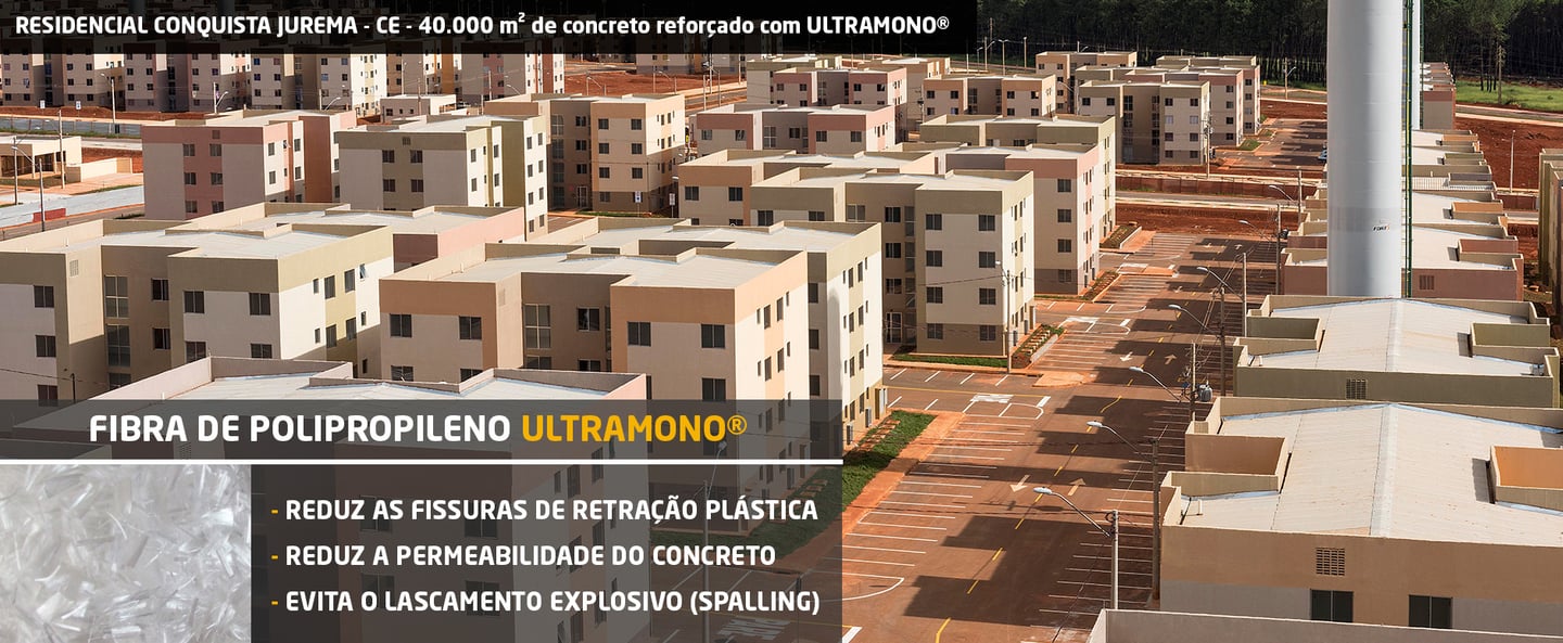 Microfibra de PP para concreto