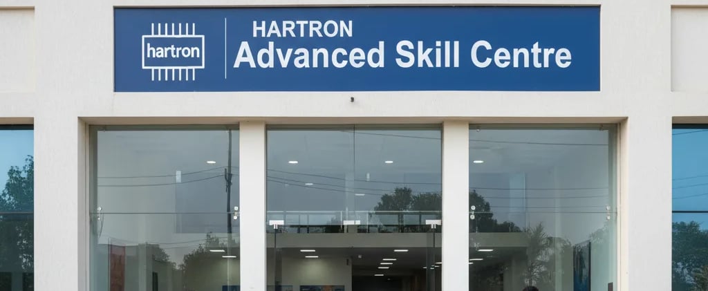 Hartron brand Offline classes balaabhgarh