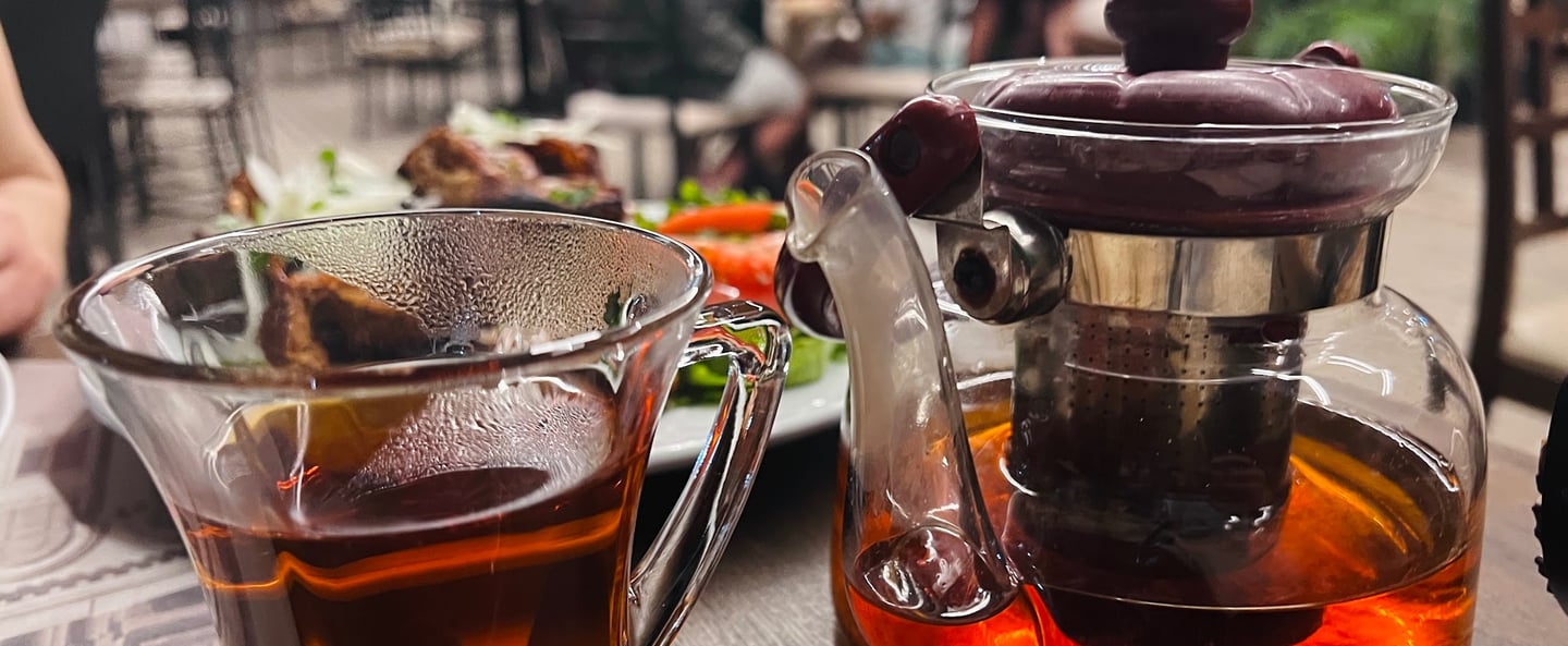 Armenian Tea at restaurant Rincon Armenio