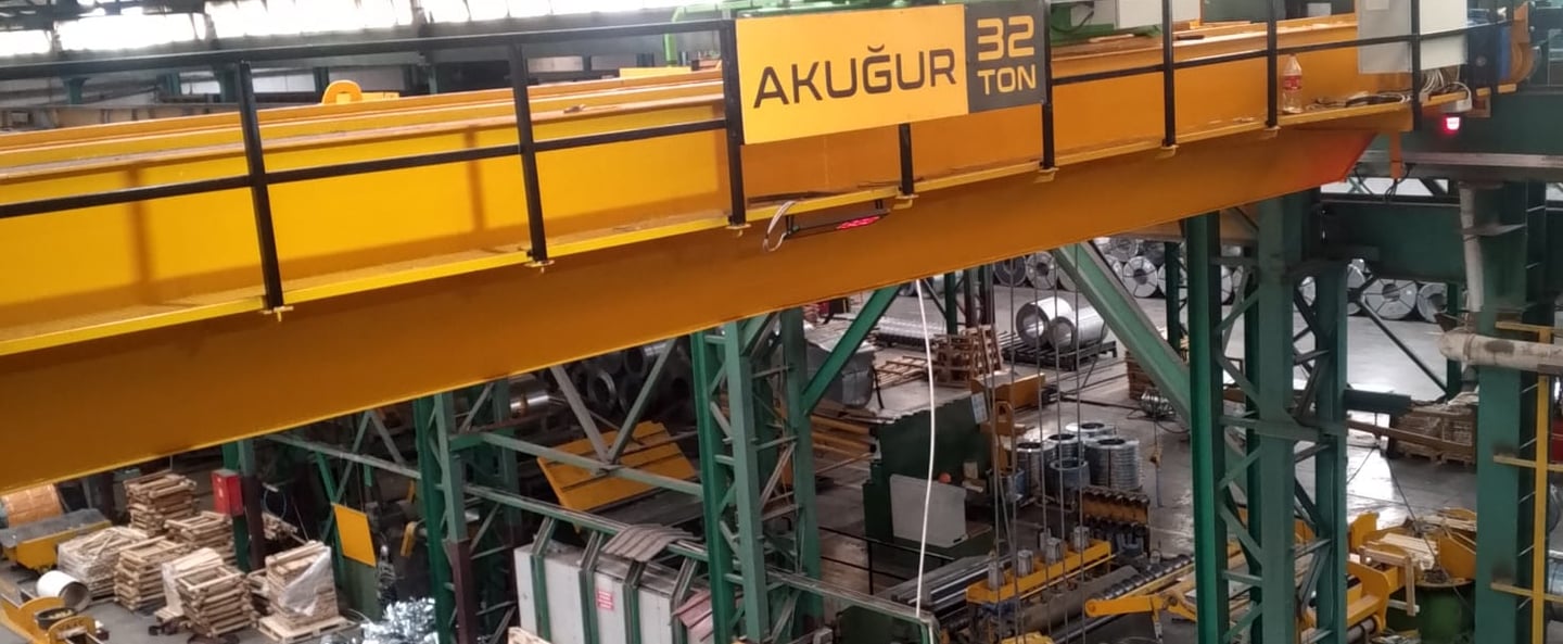 akuğur 32 ton tavan vinci