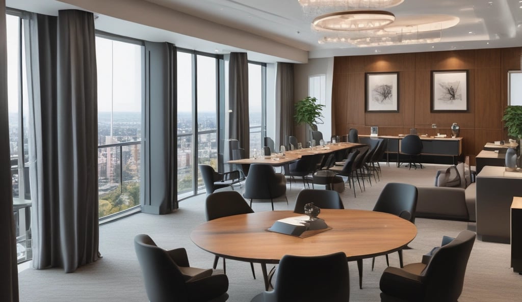 A professional coach engaging with a client in a serene office environment.