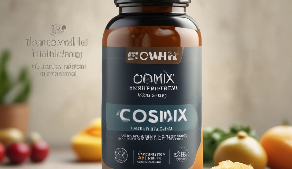 a bottle of cosmix cosmix cosmix cosmix co
