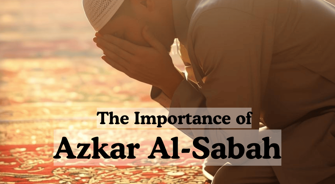 Muslim praying azkar