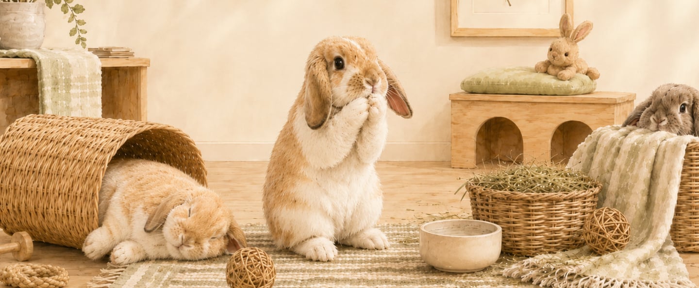 Hot Cross Buns Holland Lops Homepage Banner