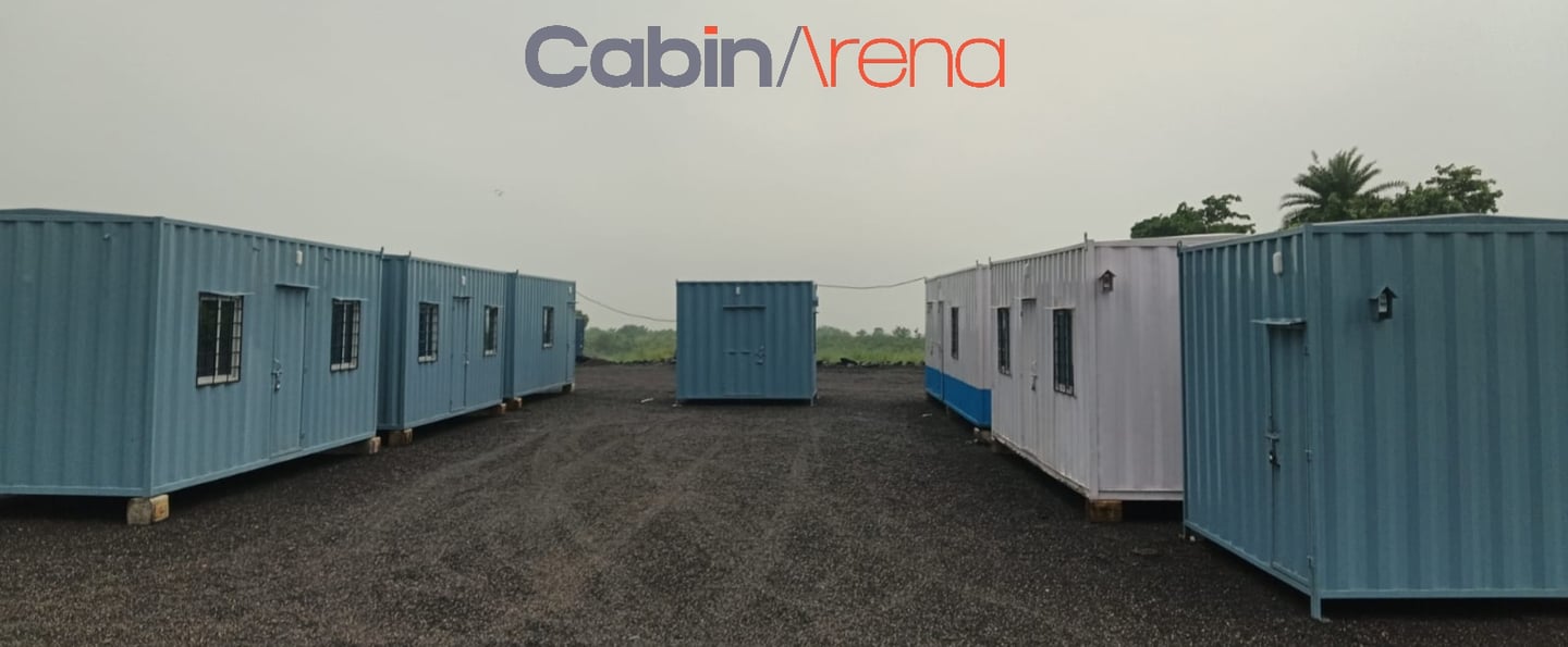 7 nos. portable office cabin for site office at coal mining project