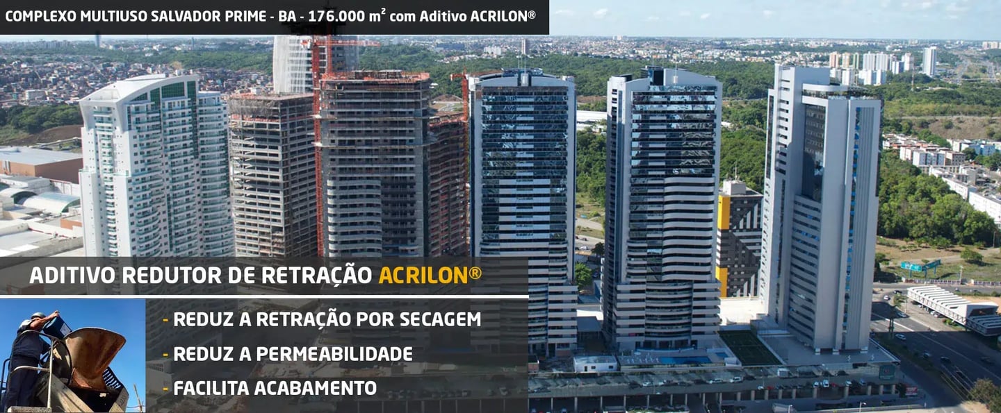 Aditivo para Concreto com Redução de Retração