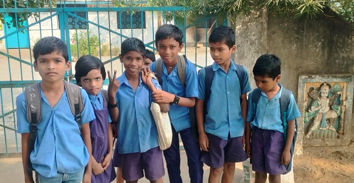 image of govt. school students