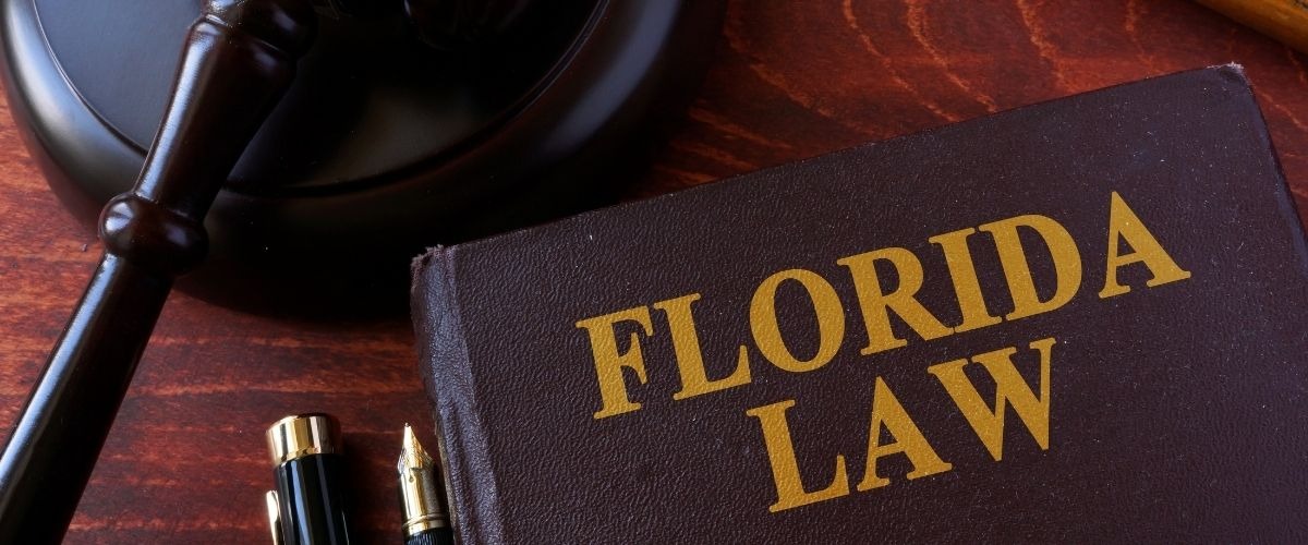 book cover says Florida law