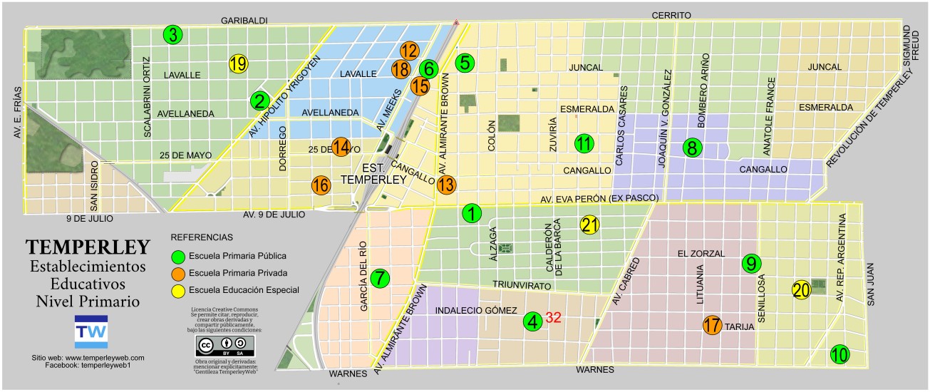 Escuelas Primarias en Temperley