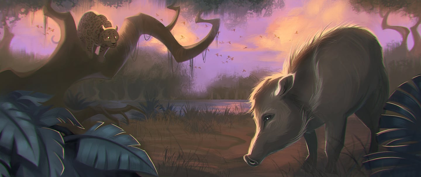 Concept Art Jaguar Hunting