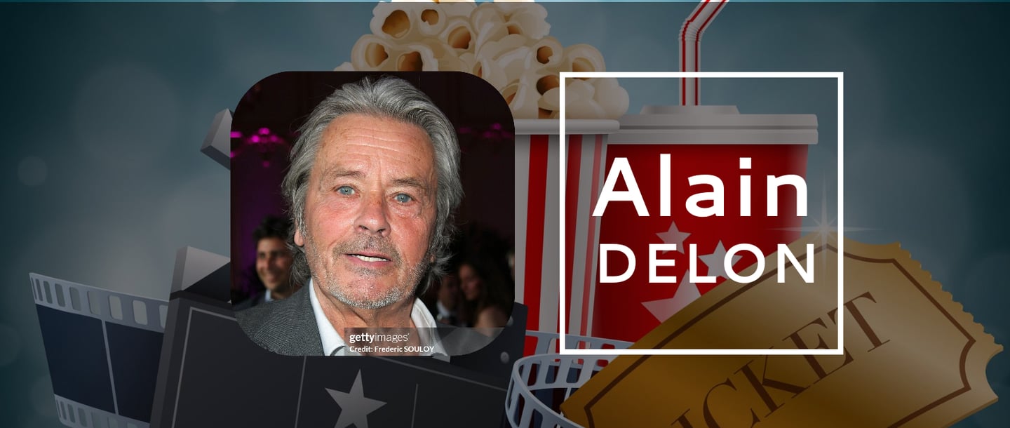 Alain Delon star du cinéma