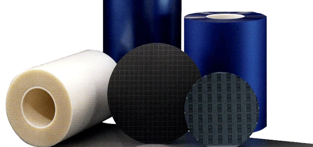 Semiconductor dicing tape rolls