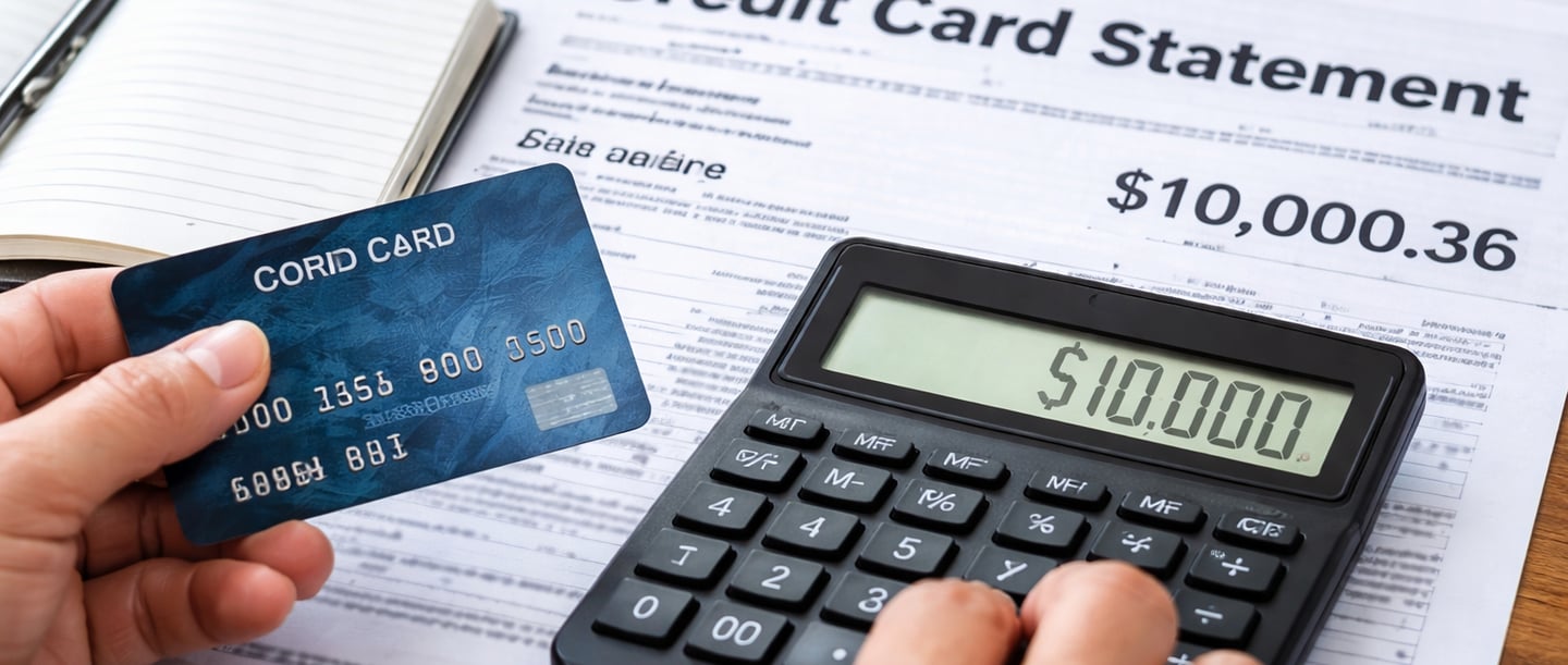 $10,000 Credit Card Debt Case Study How Small Payments Turn Into Big Problems_ClearEveryday