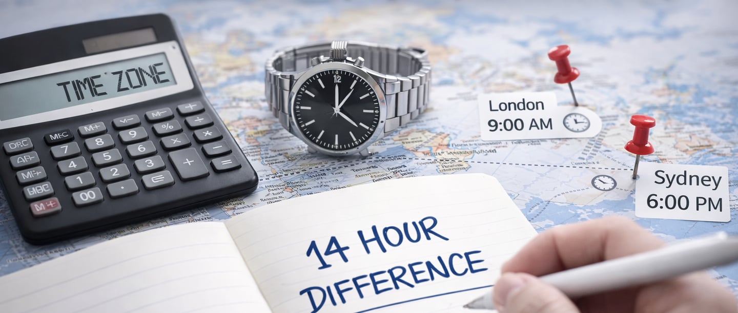 How to Calculate Time Differences Between Countries (Step-by-Step Guide for 2026)_timenowonline