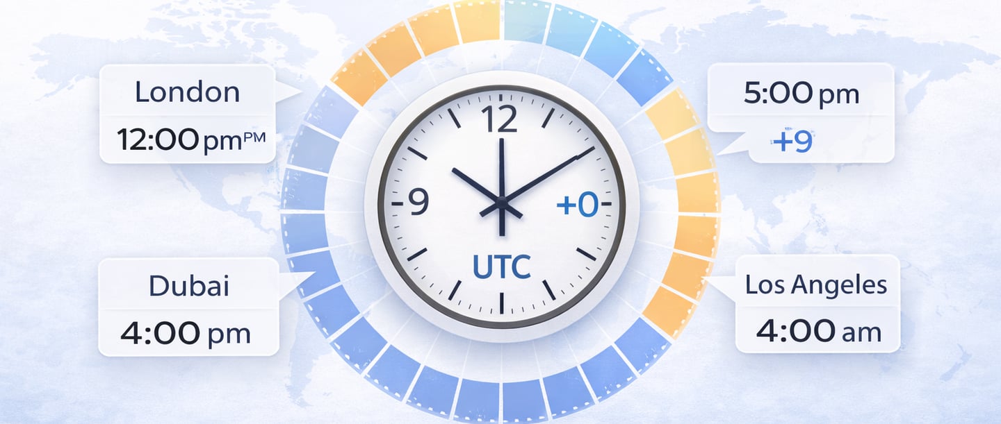 How UTC Controls Global Time Zones_timenownonline.com