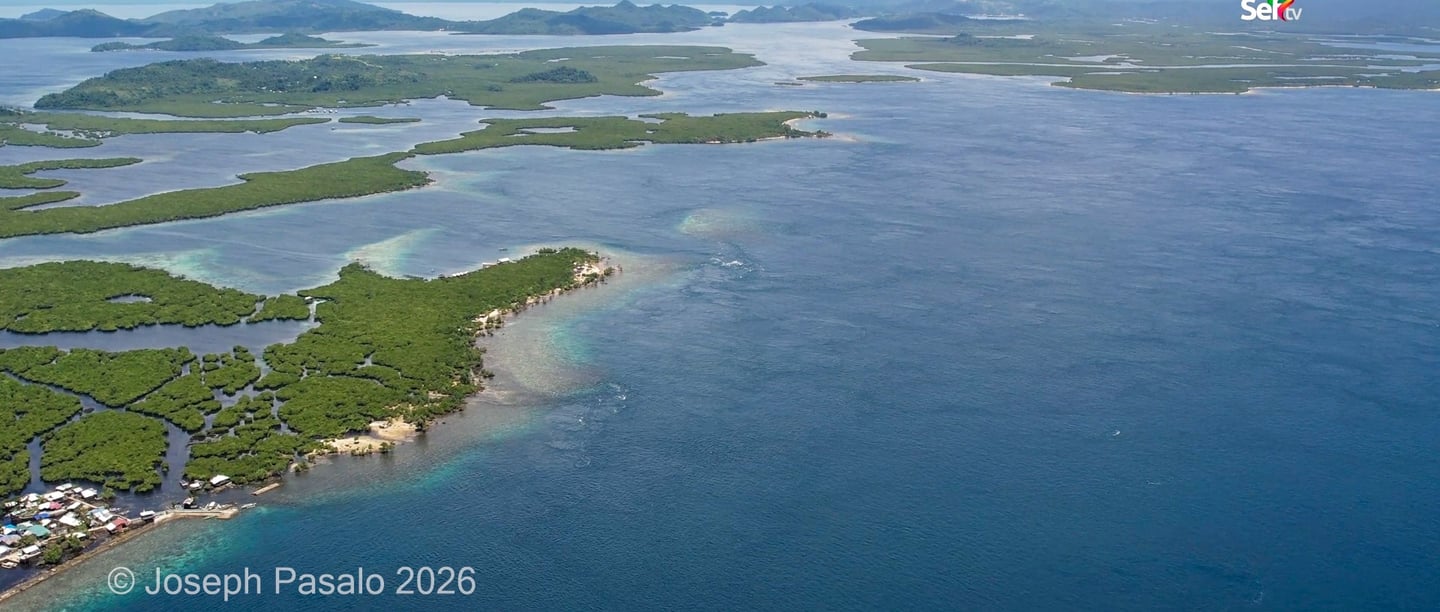 Whirlpool in Surigao as seen above