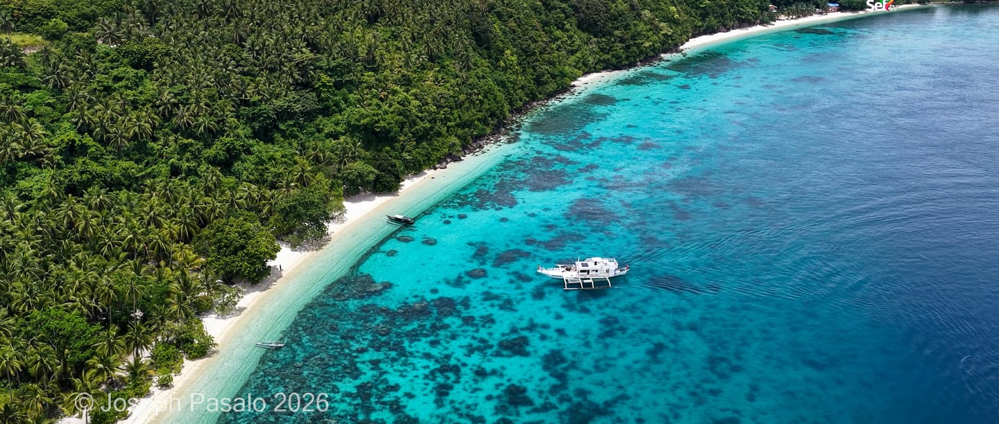 Pink sand Island in Northern Samar