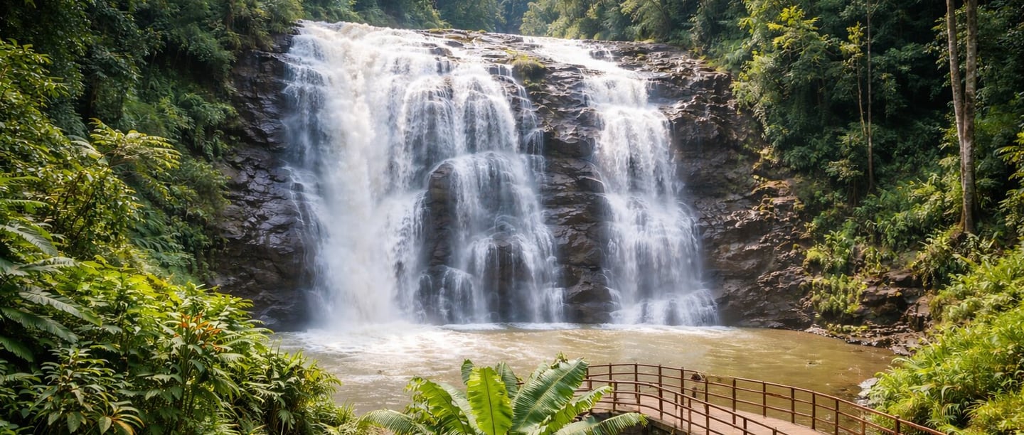 Abbey Falls in Coorg's serene beauty