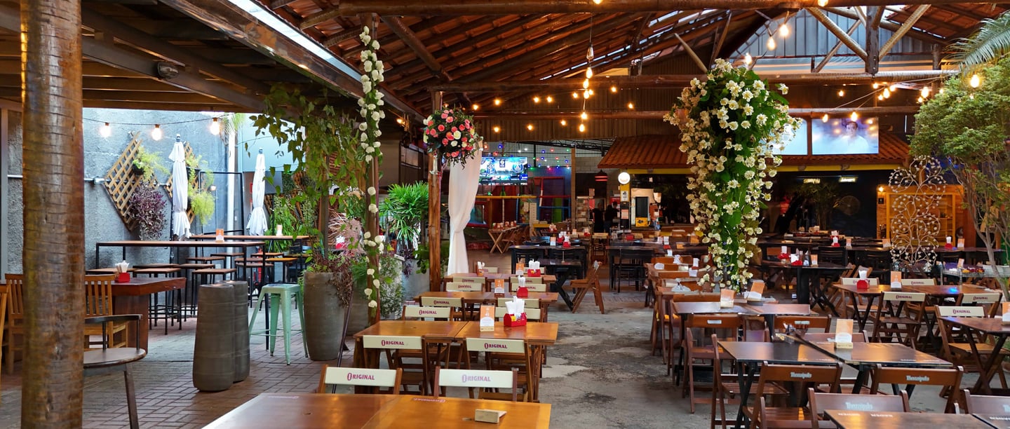 Casamento em restaurante