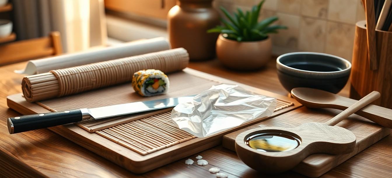 tools needed for making sushi