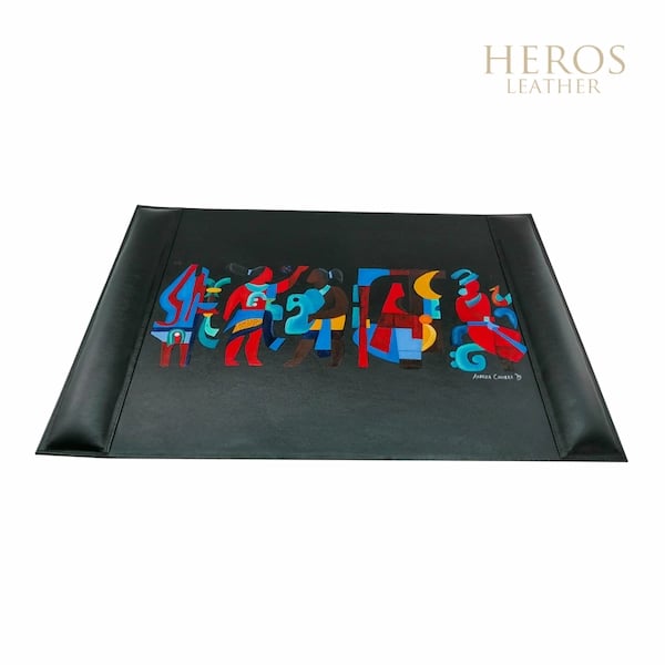 Carpeta de cuero para escritorio por Heros Leather