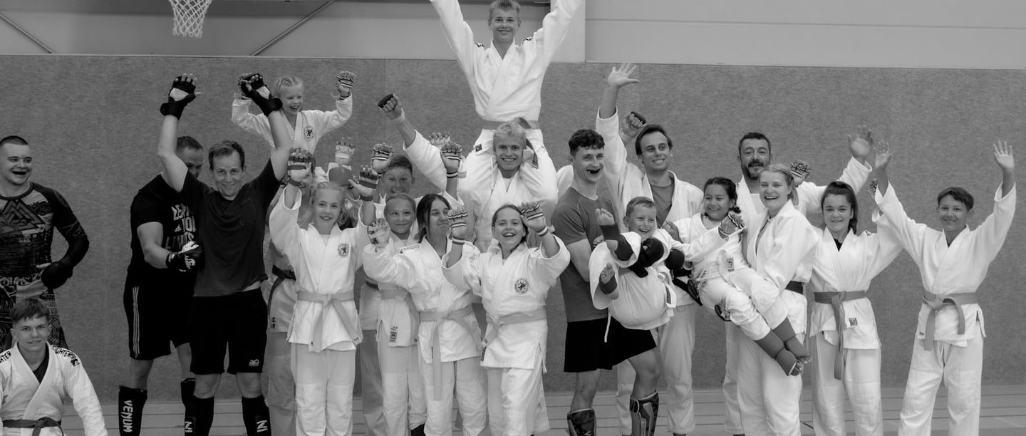 Athleten der Abteilung Ju-Jutsu Groitzsch