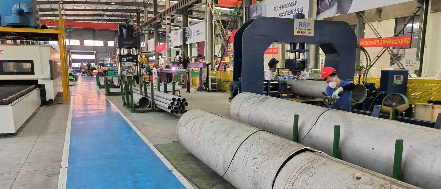PMI Piping welded pipes factory 